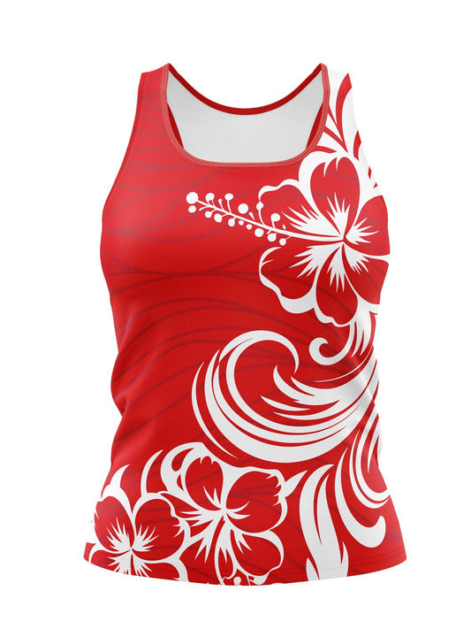 Paddler Life | Flowers 2026 Women's Athletic Tank Top - Oddball Workshop