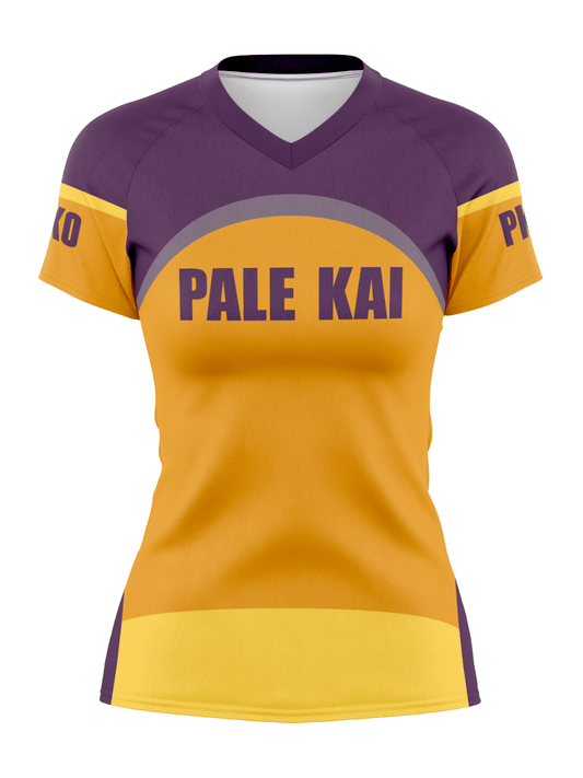Pale Kai Outrigger | Malolo Women's Athletic Jersey Short Sleeve - Oddball Workshop