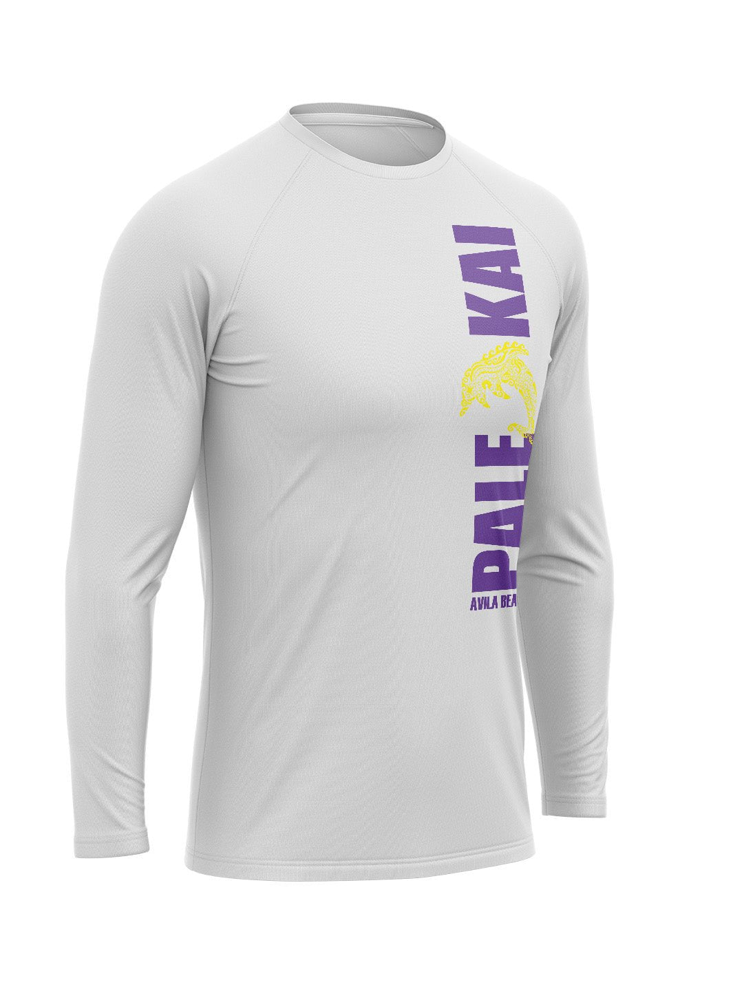 Pale Kai Outrigger | Men's Athletic Jersey Long Sleeve - Oddball Workshop