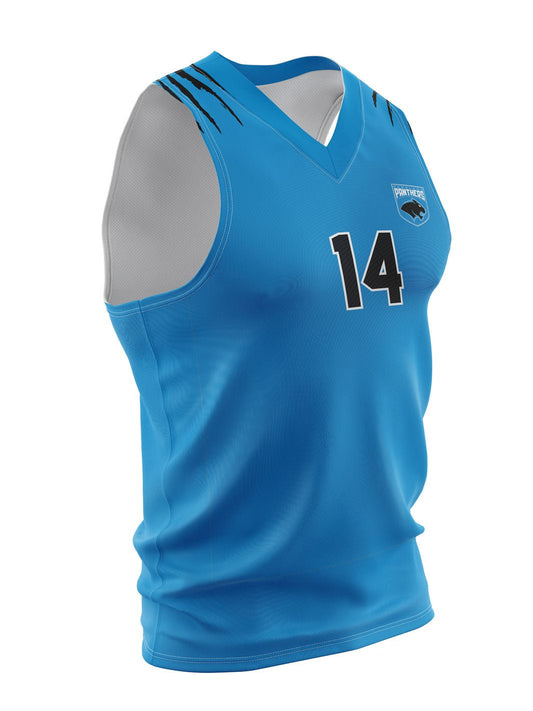 Parkland Secondary | Men's Volleyball Home Jersey Sleeveless - Oddball Workshop