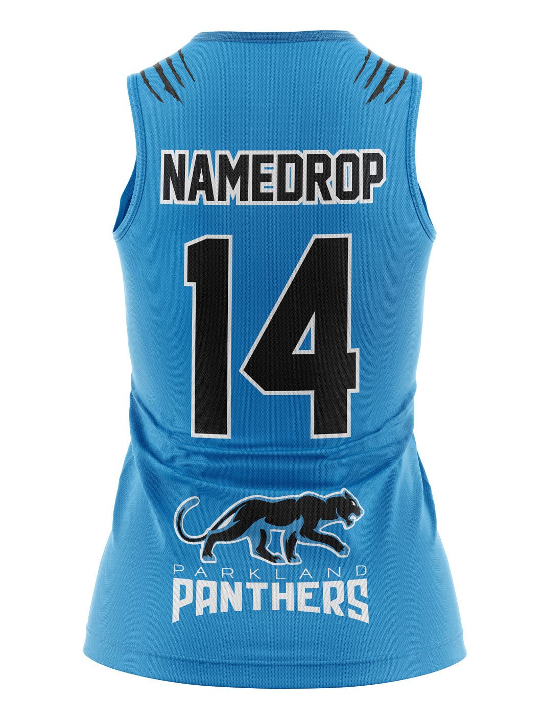 Parkland Secondary | Women's Volleyball Home Jersey Sleeveless - Oddball Workshop