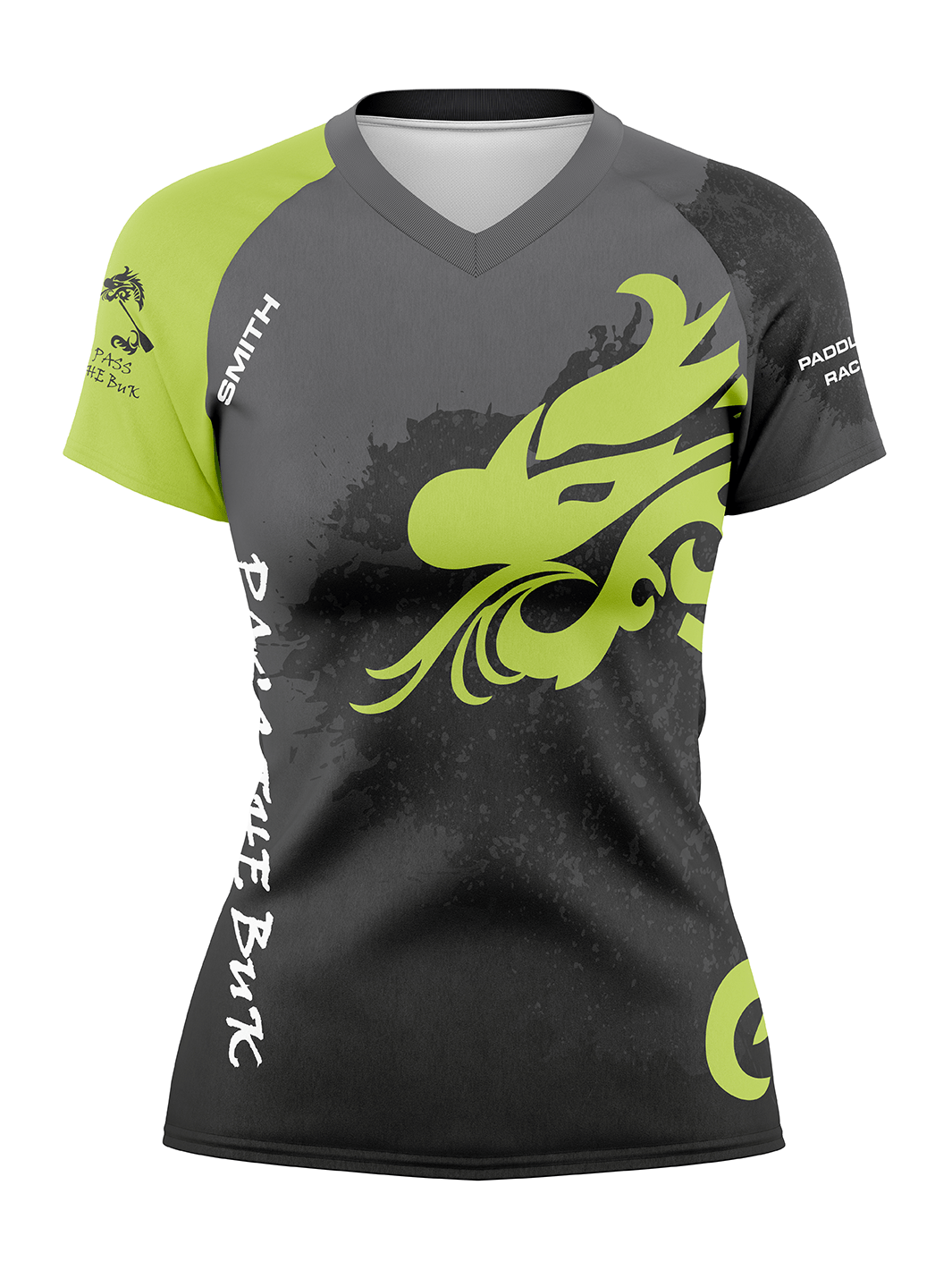 Pass the BUK | Women's Athletic Jersey Short Sleeve - Oddball Workshop