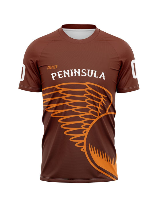Peninsula RD | Unisex Athletic Jersey Short Sleeve Reversible - Oddball Workshop