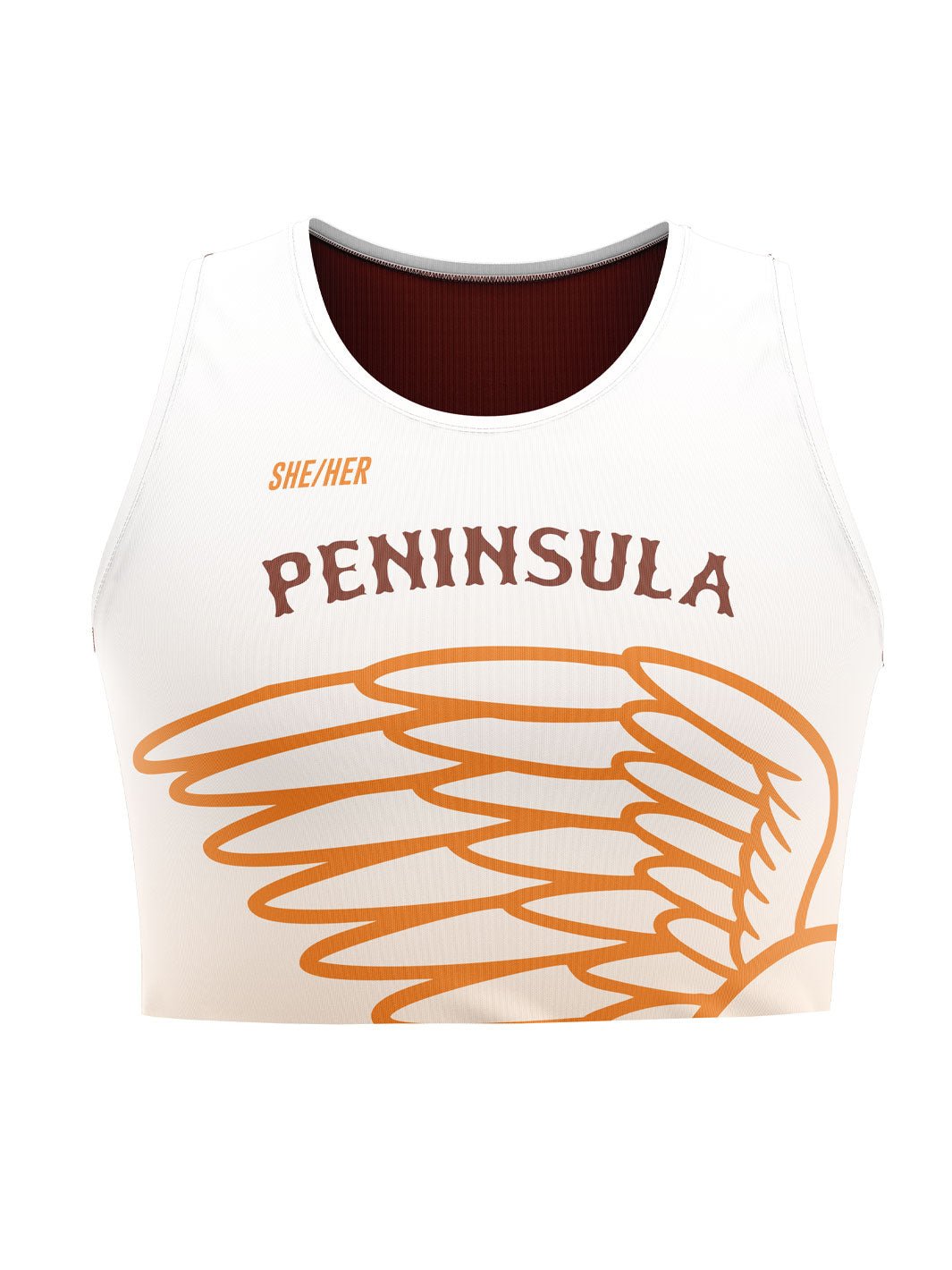 Peninsula RD | Unisex Athletic Tank Top Crop - Oddball Workshop