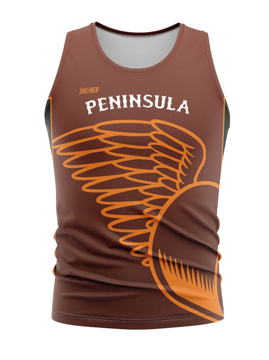 Peninsula RD | Unisex Athletic Tank Top Reversible - Oddball Workshop