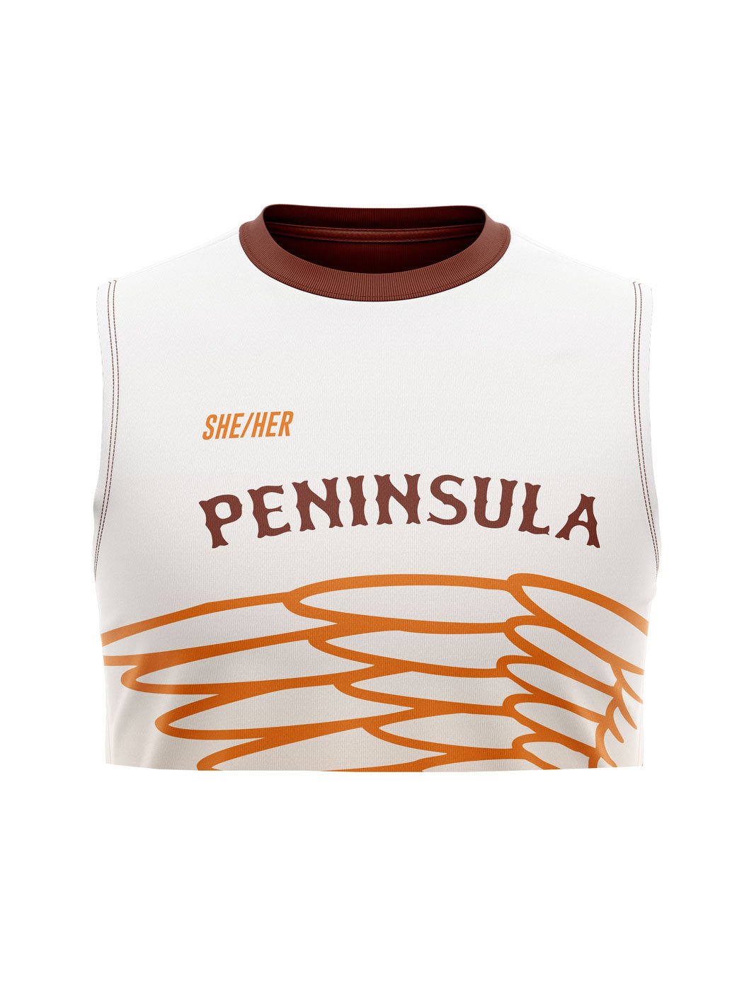 Peninsula RD | Unisex Sleeveless Top Crop - Oddball Workshop