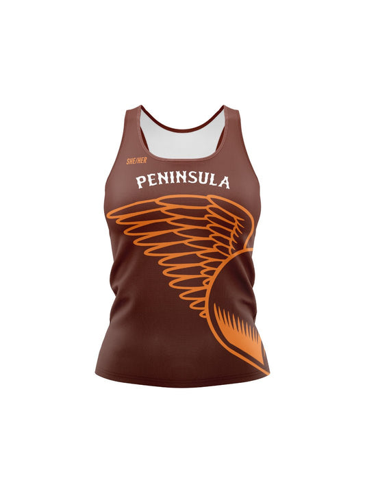 Peninsula RD | Women's Athletic Tank Top - Oddball Workshop