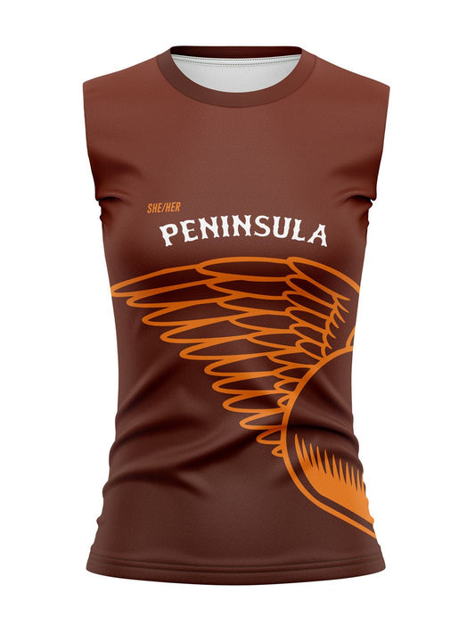Peninsula RD | Women's Sleeveless Top Crewneck Reversible - Oddball Workshop