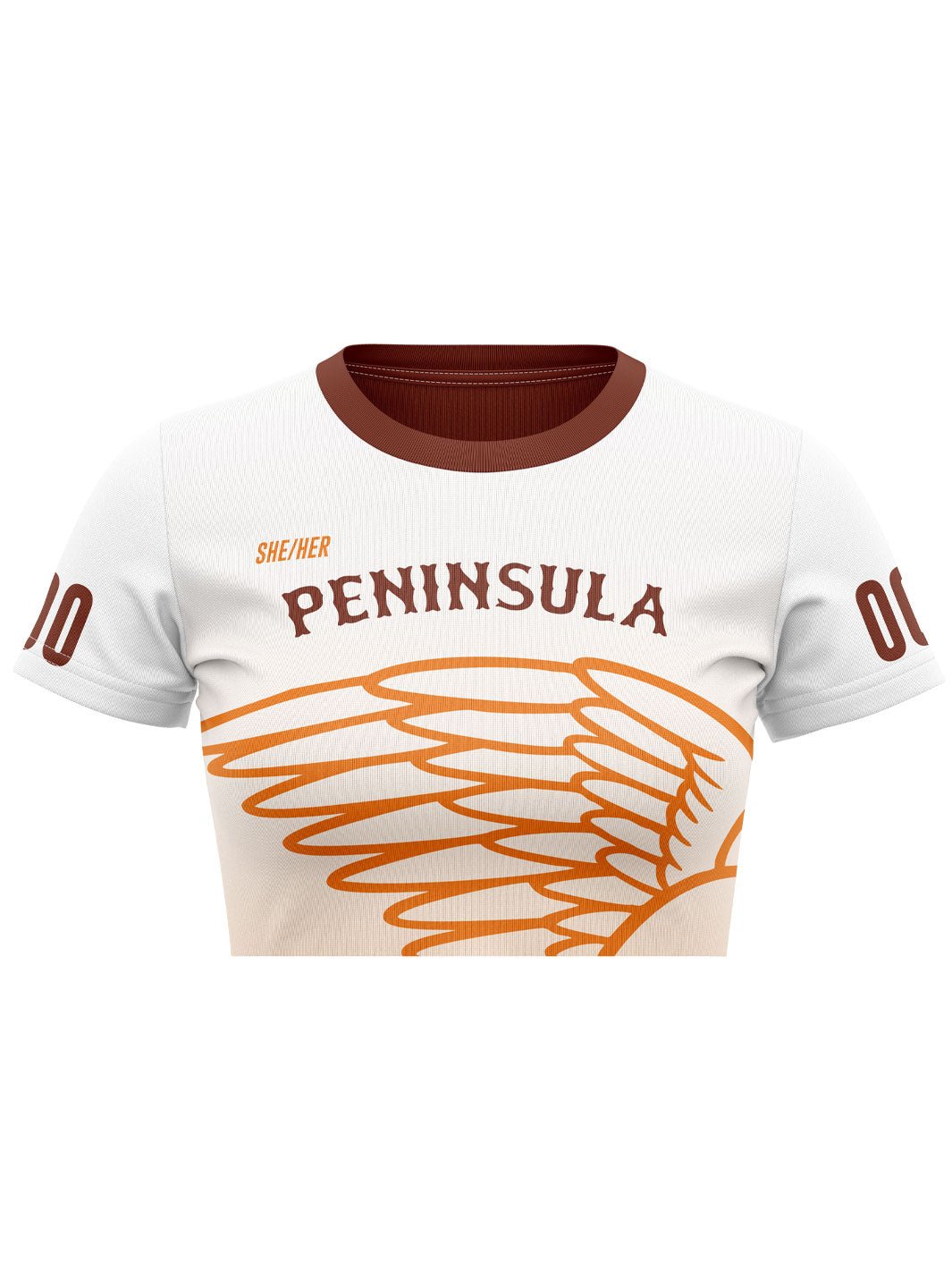 Peninsula RD | Women's Team Jersey Short Sleeve Crop - Oddball Workshop