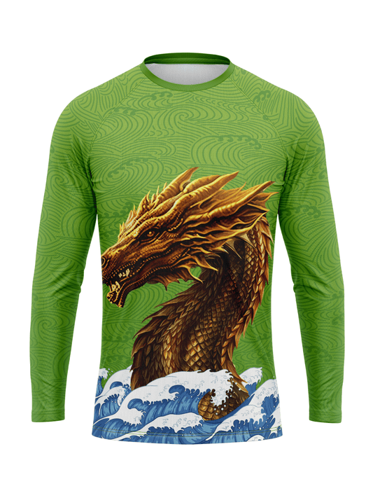 Penticton Golden Dragons | Men's Athletic Jersey Long Sleeve - Oddball Workshop