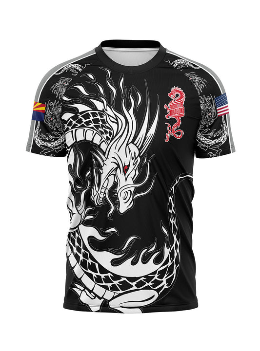 Phoenix Fire Dragons | H2O Men's Performance Jersey Shorts Sleeves - Oddball Workshop