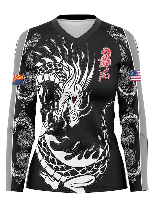 Phoenix Fire Dragons | H2O Women's Performance Jersey Long Sleeves - Oddball Workshop
