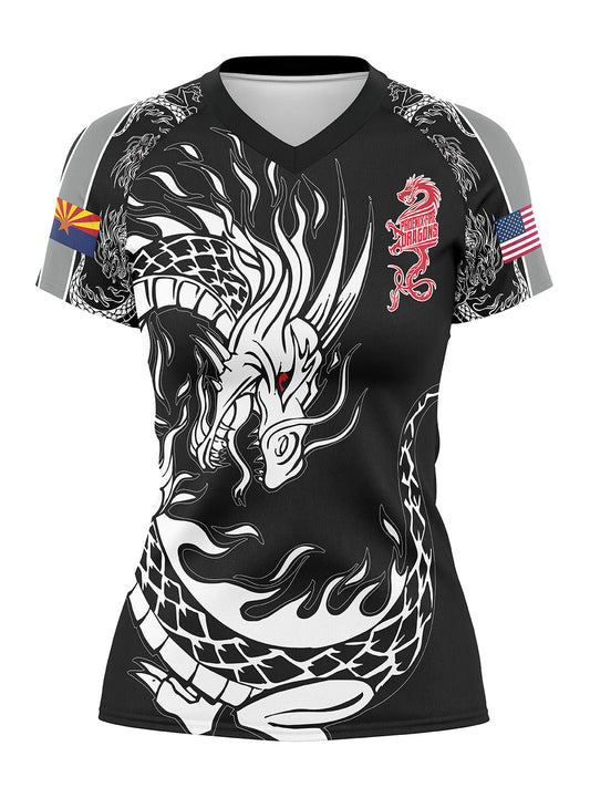 Phoenix Fire Dragons | H2O Women's Performance Jersey Shorts Sleeves - Oddball Workshop