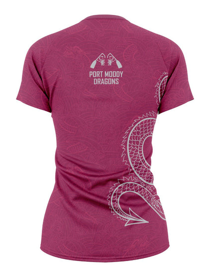 Port Moody Dragons | Women's Athletic Jersey Short Sleeve - Oddball Workshop