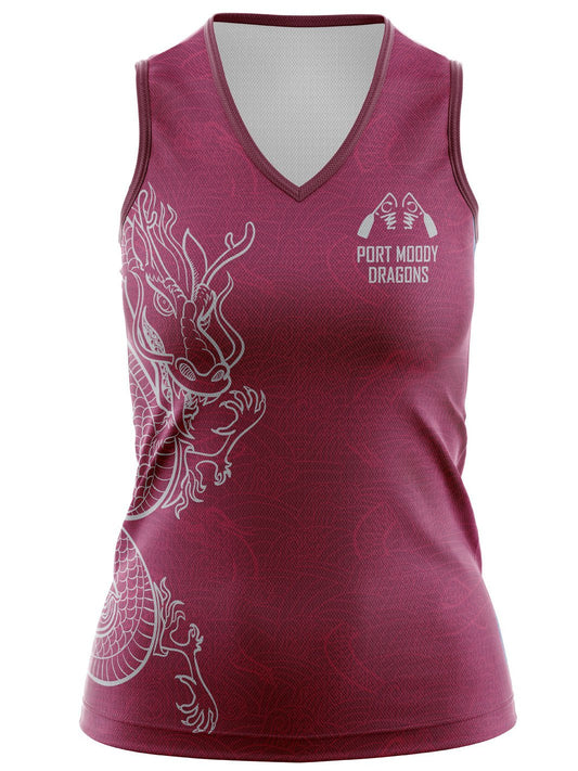 Port Moody Dragons | Women's Prime Sleeveless Top - Oddball Workshop