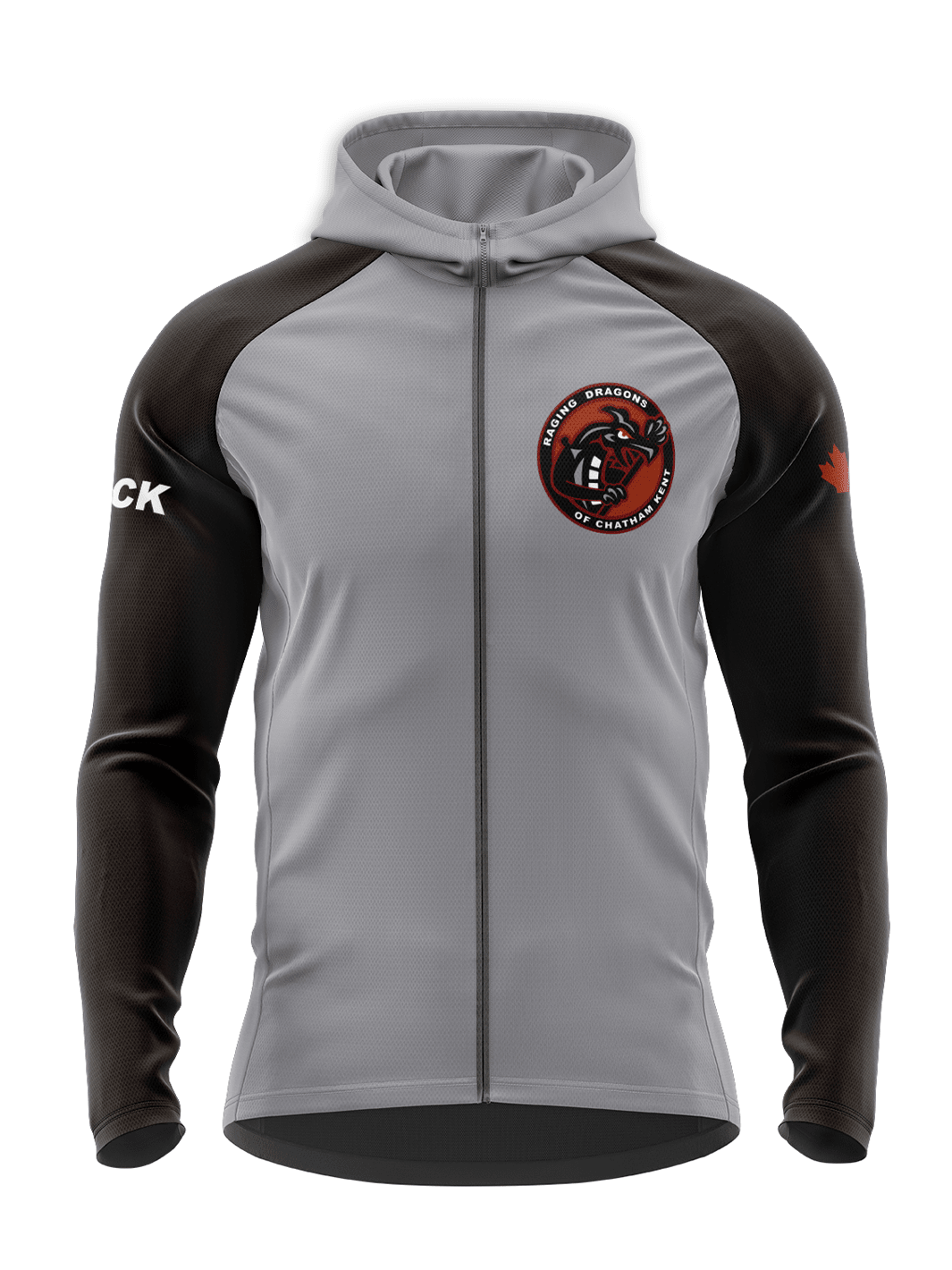 Raging Dragons | Men's Cascade Lt Wt Jacket Hooded - Oddball Workshop