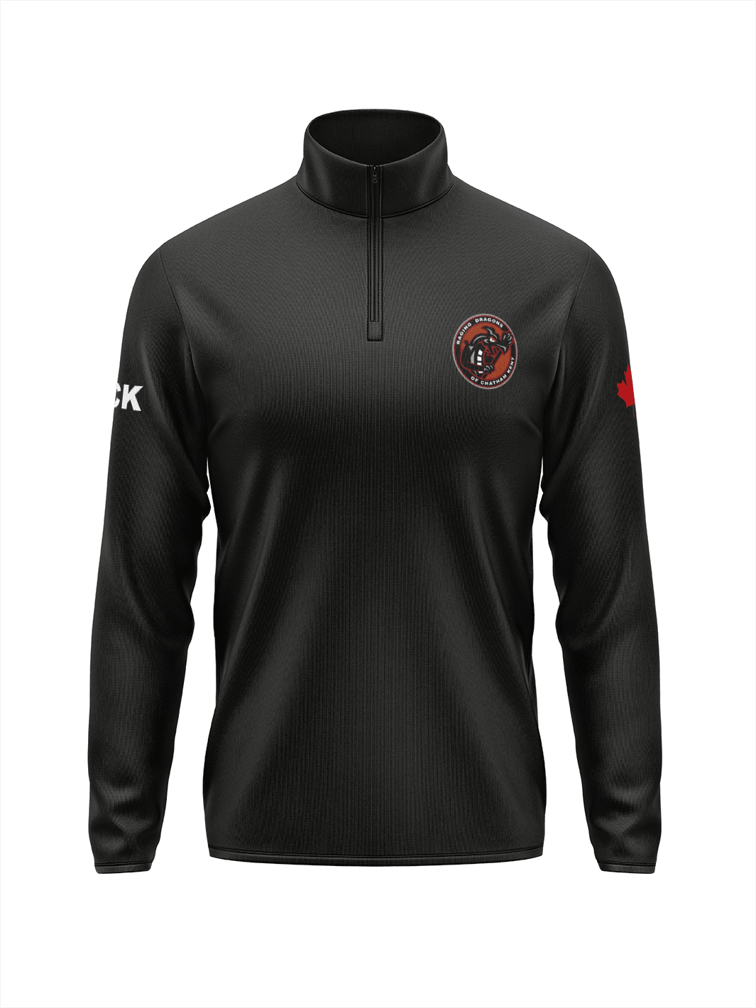 Raging Dragons | Unisex 1/4 Zip Long Sleeve - Oddball Workshop