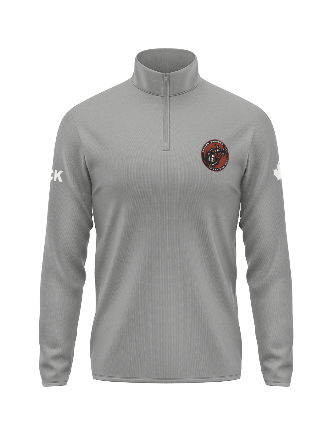 Raging Dragons | Unisex 1/4 Zip Long Sleeve - Oddball Workshop