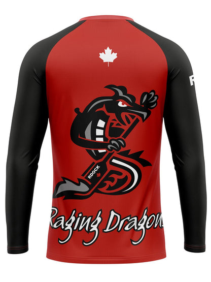 Raging Dragons | Unisex Athletic Jersey Long Sleeve - Oddball Workshop