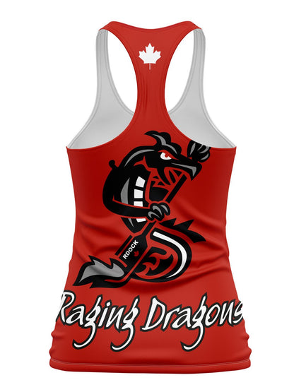 Raging Dragons | Unisex Racer Tank Top - Oddball Workshop