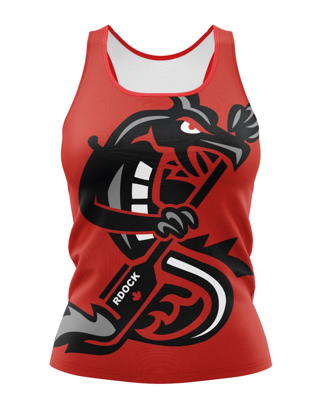 Raging Dragons | Women's Athletic Tank Top - Oddball Workshop