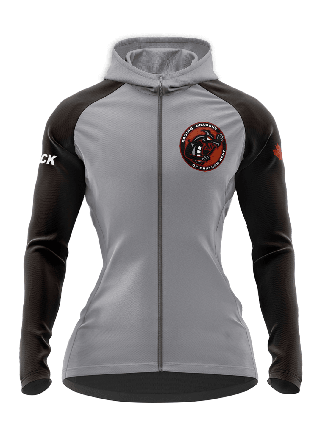 Raging Dragons | Women's Cascade Lt Wt Jacket Hooded - Oddball Workshop