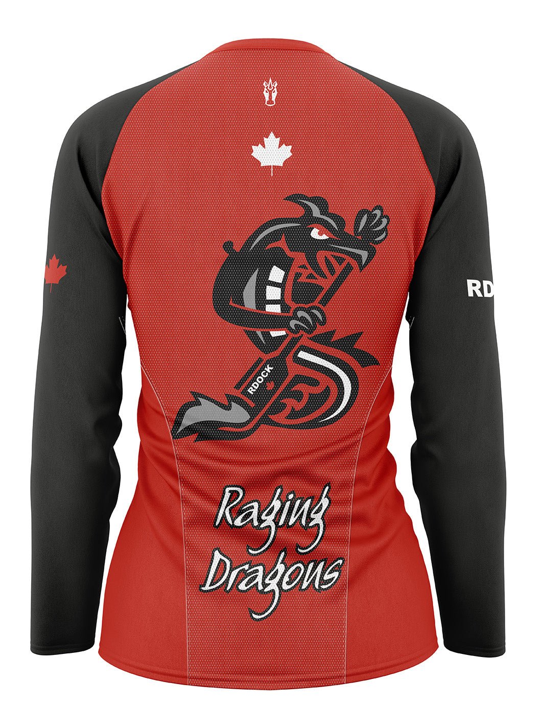 Raging Dragons | Women's Performance Jersey Long Sleeve - Oddball Workshop