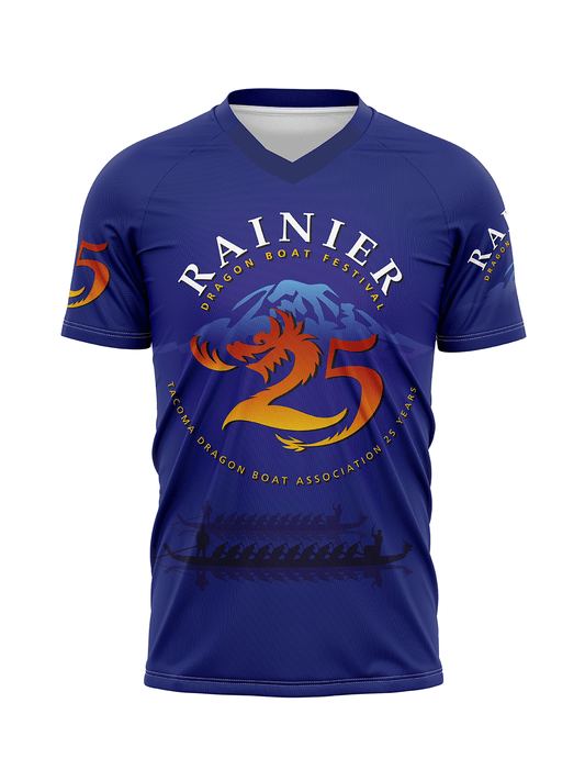 Rainer Dragon Boat | Men's Athletic Jersey V - Neck Short Sleeve - Oddball Workshop