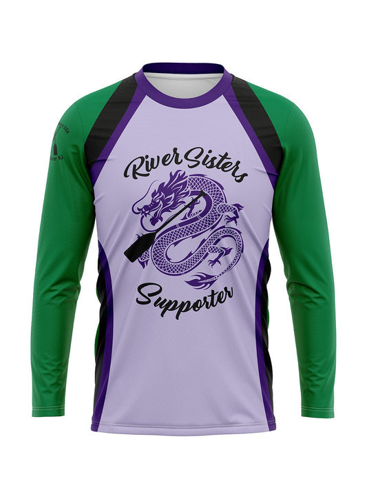 River Sisters | Supporter Men's Team Jersey Long Sleeve - Oddball Workshop
