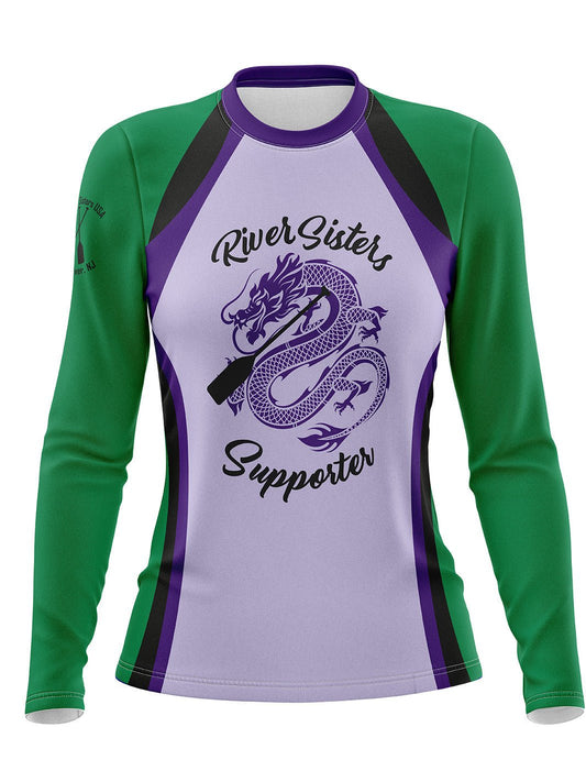 River Sisters | Supporter Women's Team Jersey Long Sleeve - Oddball Workshop
