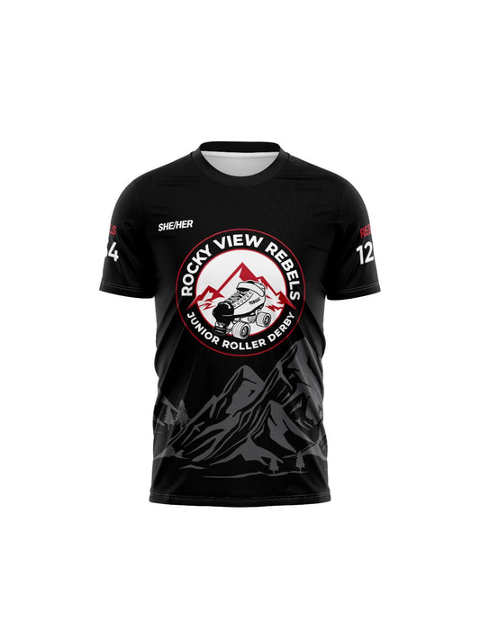 Rockyview Junior Roller Derby | Men's Team Jersey Short Sleeve - Oddball Workshop