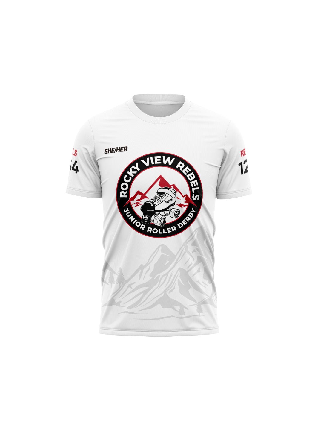 Rockyview Junior Roller Derby | Men's Team Jersey Short Sleeve - Oddball Workshop