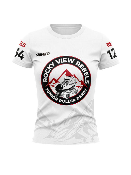Rockyview Junior Roller Derby | Women's Team Jersey Short Sleeve - Oddball Workshop