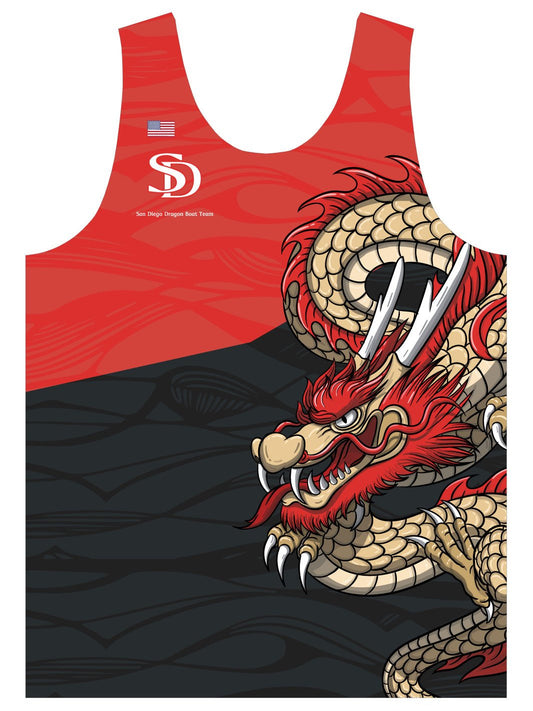 San Diego Dragon Boat Team | Men's H2O Athletic Tank Top - Oddball Workshop