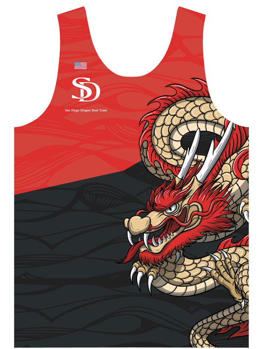 San Diego Dragon Boat Team | Men's H2O Racer Tank Top - Oddball Workshop
