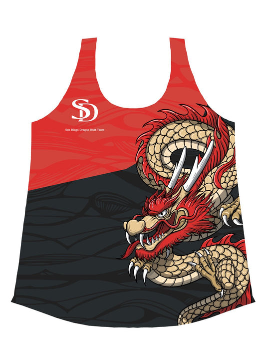 San Diego Dragon Boat Team | Women's H2O Relaxed Tank Top - Oddball Workshop