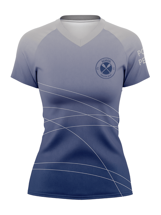 Scugog Dragon Boat | Women's Athletic Jersey Short Sleeve - Oddball Workshop