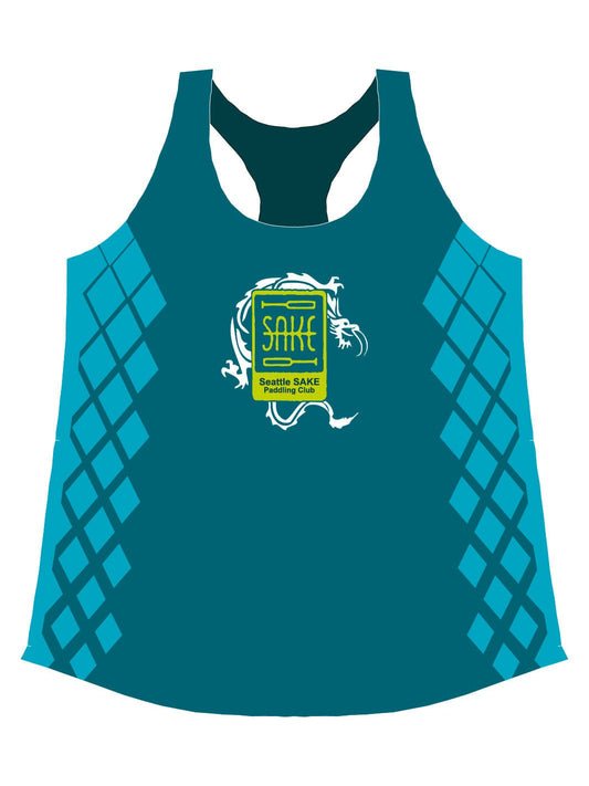 Seattle SAKE Paddling Club | H2O Women's Relaxed Tank Top - Oddball Workshop
