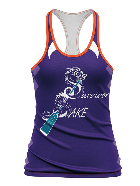 Seattle SAKE Paddling Club Survivor | H2O Women's Relaxed Tank Top - Oddball Workshop