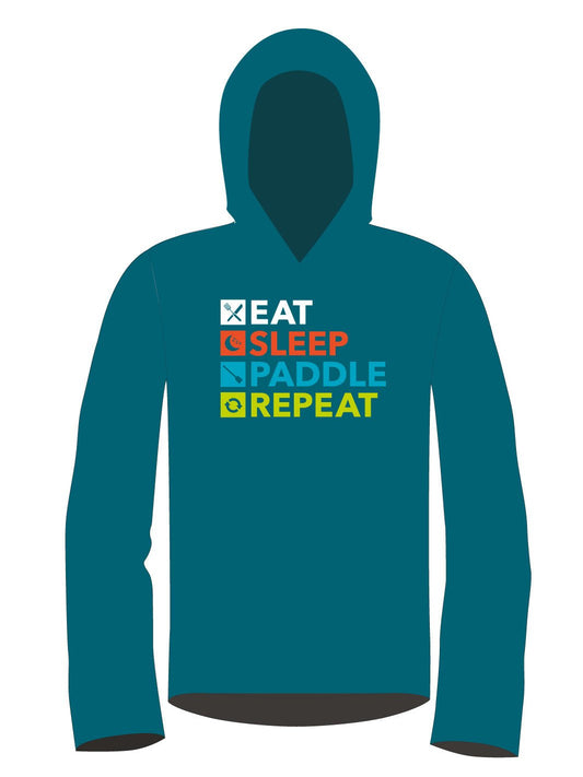 Seattle SAKE Paddling Club | Unisex Hooded Team Jersey Long Sleeve - Oddball Workshop