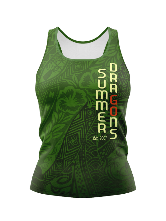 Summer Dragons | Women's Athletic Tank Top - Oddball Workshop