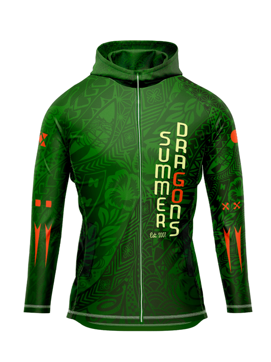 Summer Dragons | Women's Cascade Lt Wt Jacket Hooded - Oddball Workshop