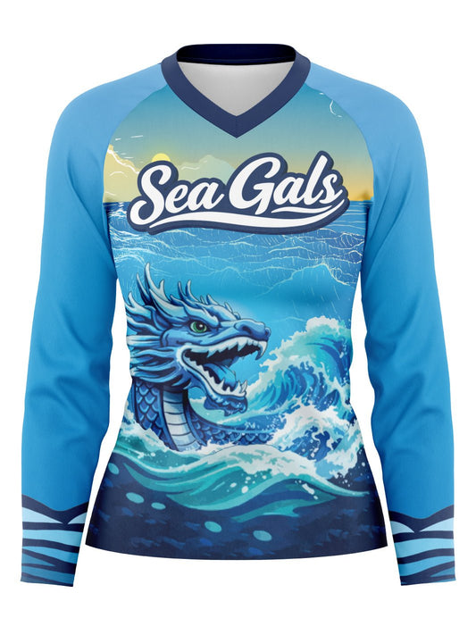 Sunshine Coast DB | Women's Athletic Long Sleeve Jersey - Oddball Workshop