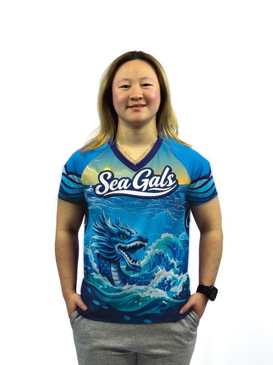 Sunshine Coast DB | Women's Athletic Short Sleeve Jersey - Oddball Workshop