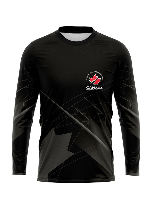 Team Canada Coach | Men's Athletic Jersey Long Sleeve - Oddball Workshop