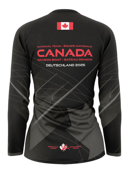 Team Canada Coach | Women's Athletic Jersey Long Sleeve - Oddball Workshop