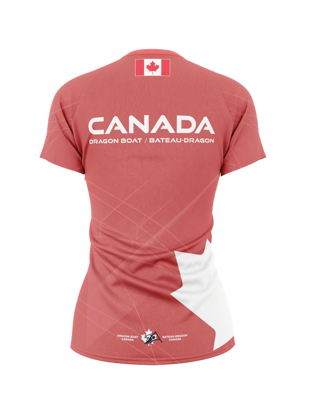 Team Canada Dragon Boat Supporters | Women's Athletic Jerseys Short Sleeve - Oddball Workshop