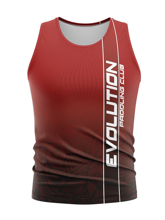 Team | CSDC Evolution Paddling Club | Red Men's Athletic Tank Top - Oddball Workshop