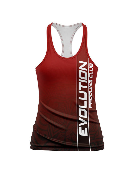 Team | CSDC Evolution Paddling Club | Red Women's Relaxed Tank Top - Oddball Workshop