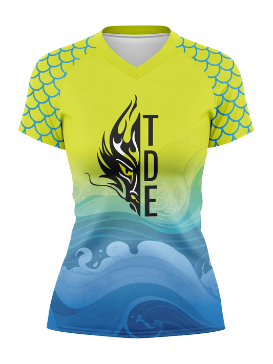 Team Dragon Eyes | Women's Athletic Jersey Short Sleeves - Oddball Workshop